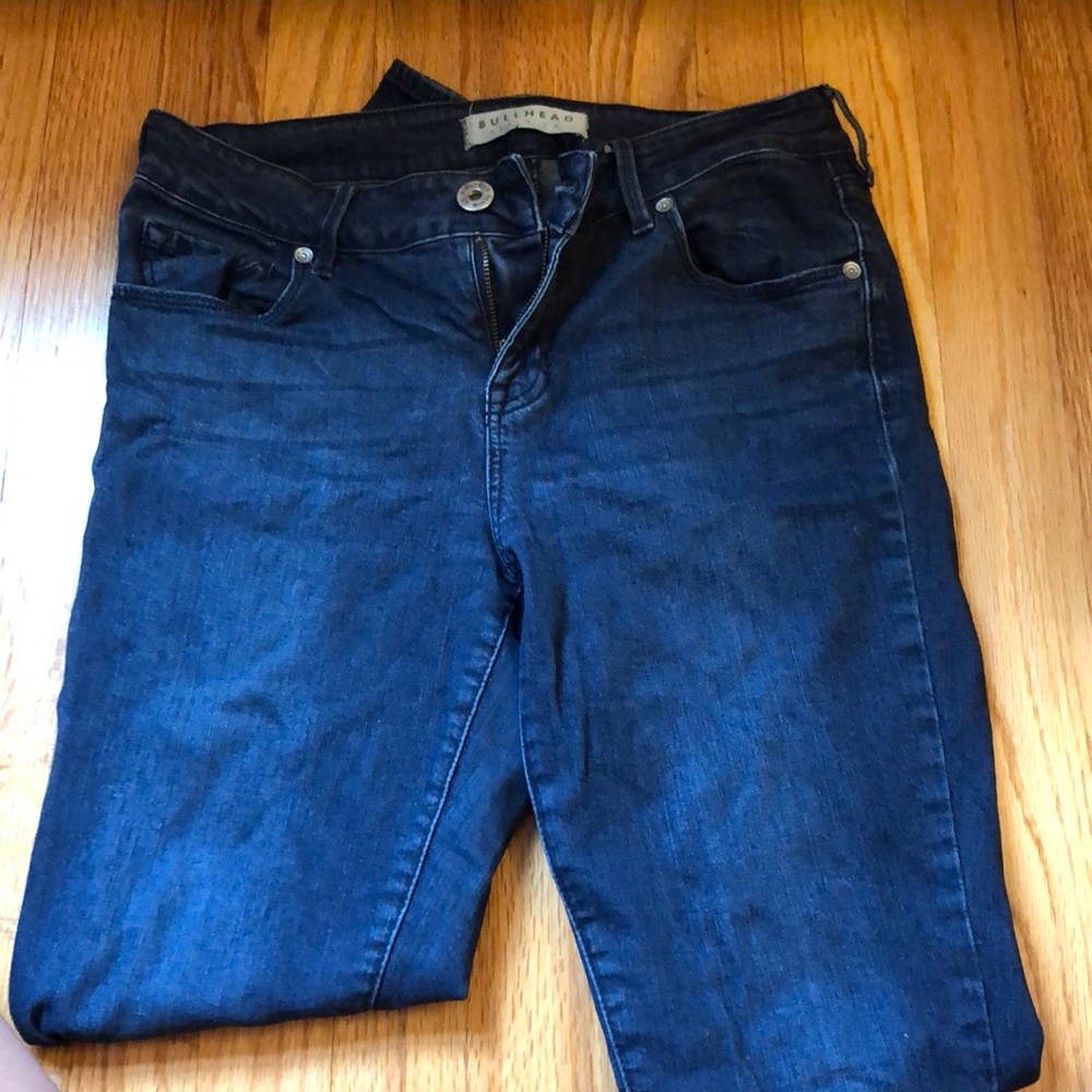 Skinny jeans dark wash